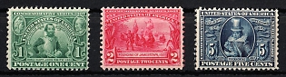 1907 Jamestown Exposition Issue, United States, USA (Full Set, MNH)