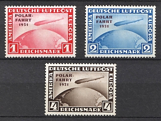 1931 Weimar Republic, Germany, Airmail (Full Set)