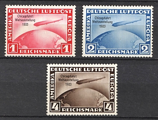 1933 Third Reich, Germany, Airmail (Full Set)