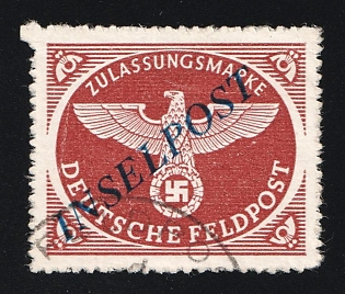 1944 Military Mail 'INSELPOST', Germany (Signed)