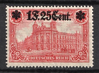1916 1f 25c Western Lands, German Occupation, Germany
