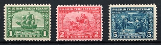 1920 Pilgrim Tercentenary Issue, United States, USA (Full Set, MNH)