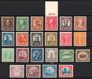 1922-25 Regular Issue, United States, USA (MNH)