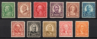 1923-26 Regular Issue, United States, USA (Full Set, MNH)