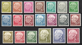 1954-61 German Federal Republic, Germany (Full Set)