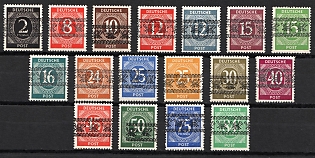 1948 British and American Zones of Occupation, Germany (Full Set)