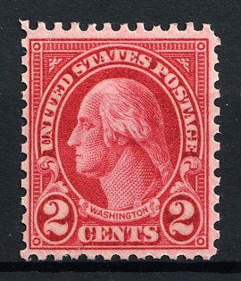 1928 2c Washington, Regular Issue, United States, USA (Type II, MNH)