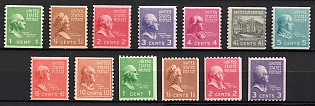 1939 Presidential Issue, United States, USA (Full Set, MNH)