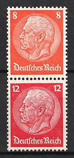 1933 Third Reich, Germany, Se-tenant, Zusammendrucke (MNH)