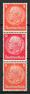 1933 Third Reich, Germany, Se-tenant, Zusammendrucke (MNH)