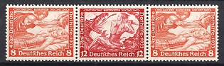 1933 Third Reich, Germany, Wagner, Se-tenant, Zusammendrucke (MNH)