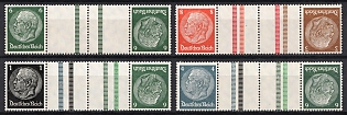 1940-41 Third Reich, Germany, Gutter Tete-beches, Se-tenants, Zusammendrucke (MNH)