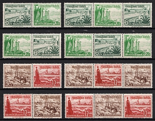 1937 Third Reich, Germany, Se-tenants, Zusammendrucke (MNH)