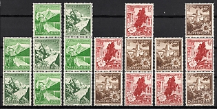 1938 Third Reich, Germany, Se-tenants, Zusammendrucke (MNH)