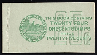 1927 Complete Booklet with Stamps of the United States, USA, Excellent Condition