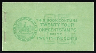 1942 Complete Booklet with Stamps of the United States, USA, Excellent Condition