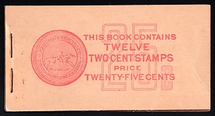 1942 Complete Booklet with Stamps of the United States, USA, Excellent Condition