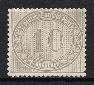 1872 10gr German Empire, Germany (Signed)