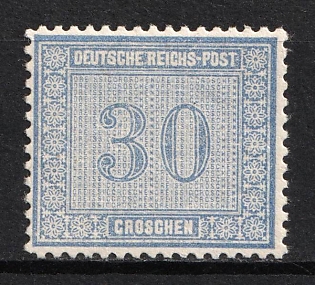 1872 30gr German Empire, Germany (Signed)
