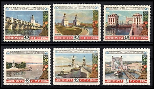 1953 Volga - Don Canal, Soviet Union, USSR, Russia (Full Set, MNH)