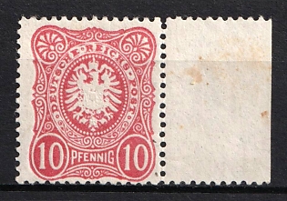 1880 10pf German Empire, Germany (Margin, Signed, MNH)
