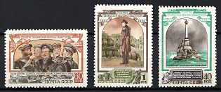 1954 100th Anniversary of the Defence of Sevastopol, Soviet Union, USSR, Russia (Full Set, MNH)