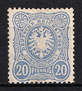 1880 20pf German Empire, Germany (Signed, MNH)