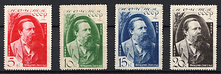 1935 The 40th Anniversary of the Fridrih Engels Death, Soviet Union, USSR, Russia (Full Set, MNH)