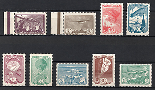 1938 The Air Sport in the USSR, Soviet Union, USSR, Russia (Full Set, MNH)