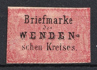 1863 Wenden Local Post Office, Russian Empire, Russia