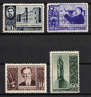 1940 The 20th Anniversary of the K. Timiryazev's Death, Soviet Union, USSR, Russia (Full Set, MNH)