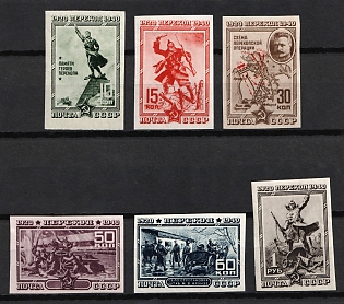1940 The 20th Anniversary of Fall of Perekop, Soviet Union, USSR, Russia (Full Set, Imperforate, MNH)
