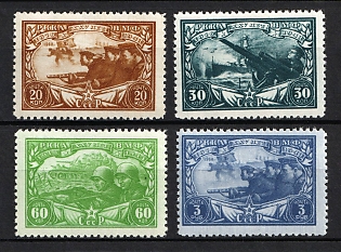 1943 200th Anniversary of the Death of Vitus Bering, Soviet Union, USSR, Russia (Full Set, MNH)