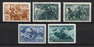 1943 The Great Fatherland's War, Soviet Union, USSR, Russia (Full Set, MNH)