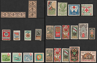 Charity Cinderellas and Revenues, Russia, Stock of Stamps