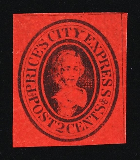 2c Prices City Express, New York, Courier Local Post, United States, Ex Johnstone & Waterhouse