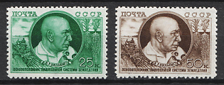 1949 10th Anniversary of Death of V. Williams, Scientist., Soviet Union, USSR, Russia (Full Set, MNH)