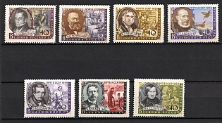 1959 Russian Writers, Soviet Union, USSR, Russia (Full Set, MNH)