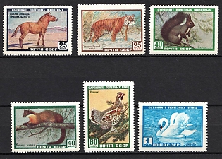 1959 Animals of the USSR, Soviet Union, USSR, Russia (Full Set, MNH)
