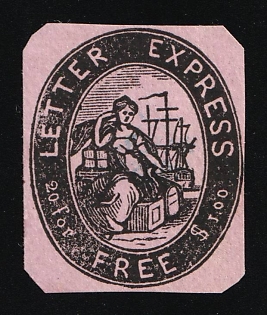 Letter Express, Courier Local Post, United States, Ex Johnstone & Waterhouse