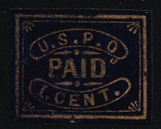 1c Philadelphia, Courier Local Post, United States, Ex Johnstone & Waterhouse