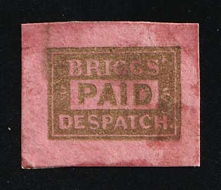 2c Brigg's Dispatch, Philadelphia, United States, Ex Johnstone & Waterhouse