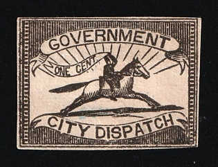 1c Baltimore, Md., United States, Ex Johnstone & Waterhouse