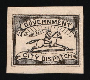 1c Baltimore, Md., United States, Ex Johnstone & Waterhouse