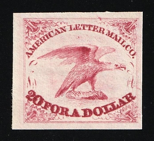 5c American Letter Mail Co., Courier Local Post, United States, Ex Johnstone & Waterhouse (Proof)