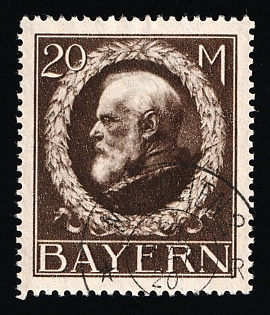 1916 20m Bavaria, German States, Germany (Used)