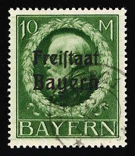 1919 10m Bavaria, German States, Germany (Used)