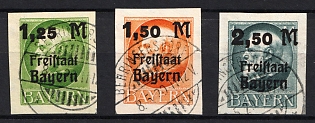 1919 Bavaria, German States, Germany (Full Set, Used)