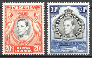 1938-54 Kenya, Uganda and Tanganyika British Empire Perf. 14 CV 250 GBP