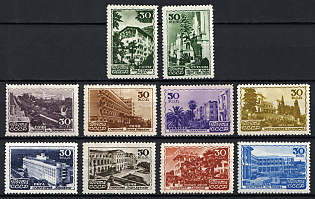 1947 Resorts of the USSR, Soviet Union, USSR, Russia (Full Set)